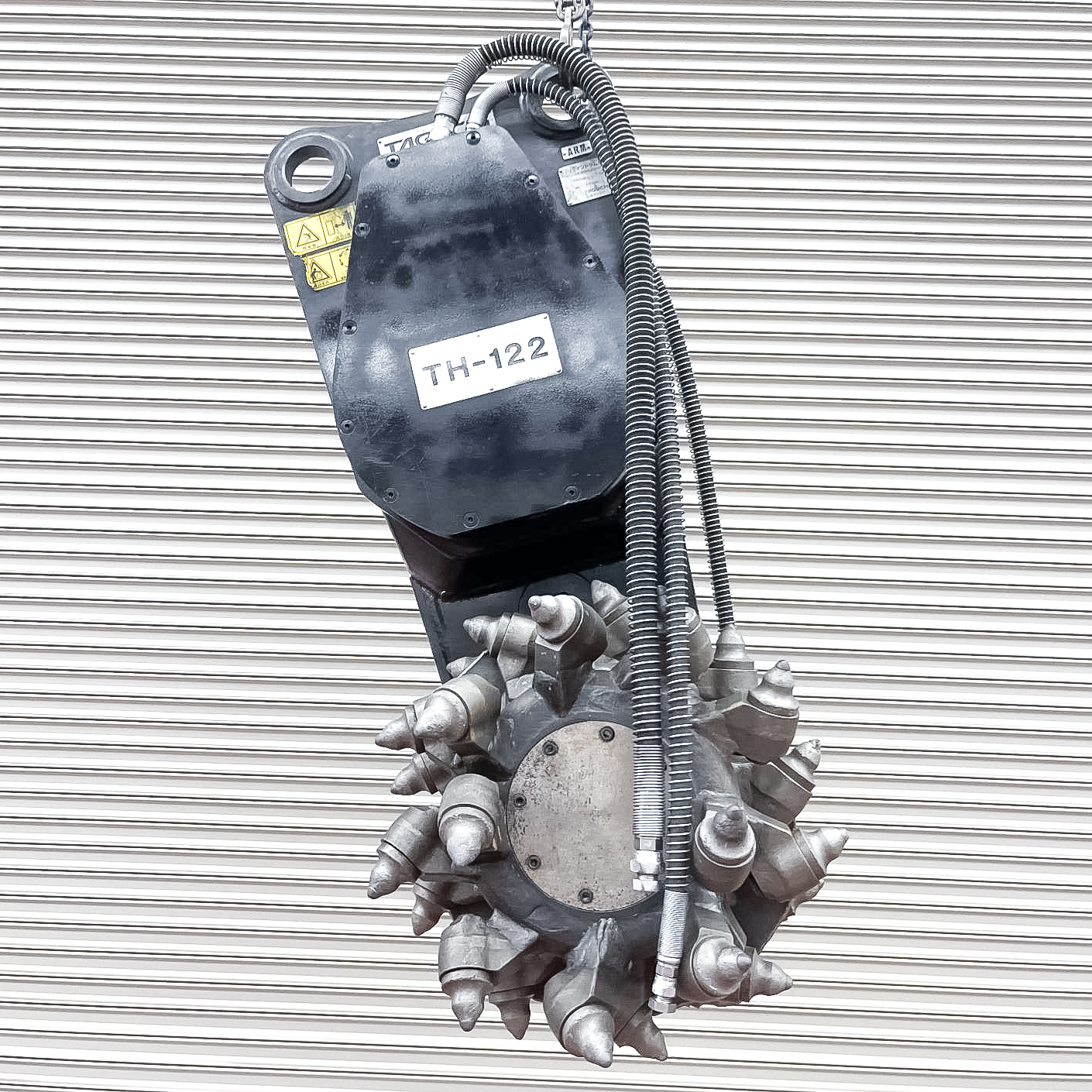 タグチ認定中古 アスファルト・コンクリート切削機　THツインドラムカッター　10～14ton　TH-122