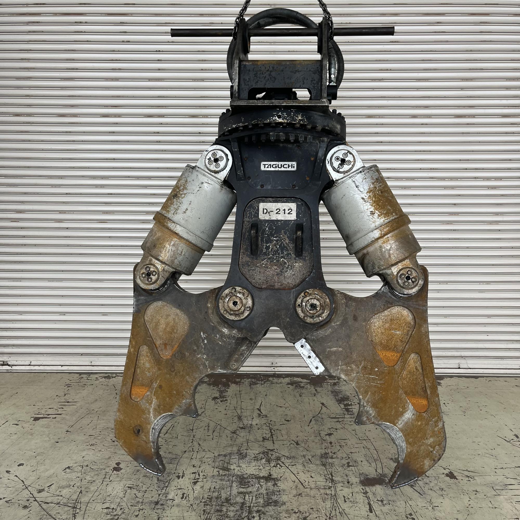 タグチ認定中古 ツインシリンダ　D大割機　自動・油圧旋回式　20～22ton　D-212AS