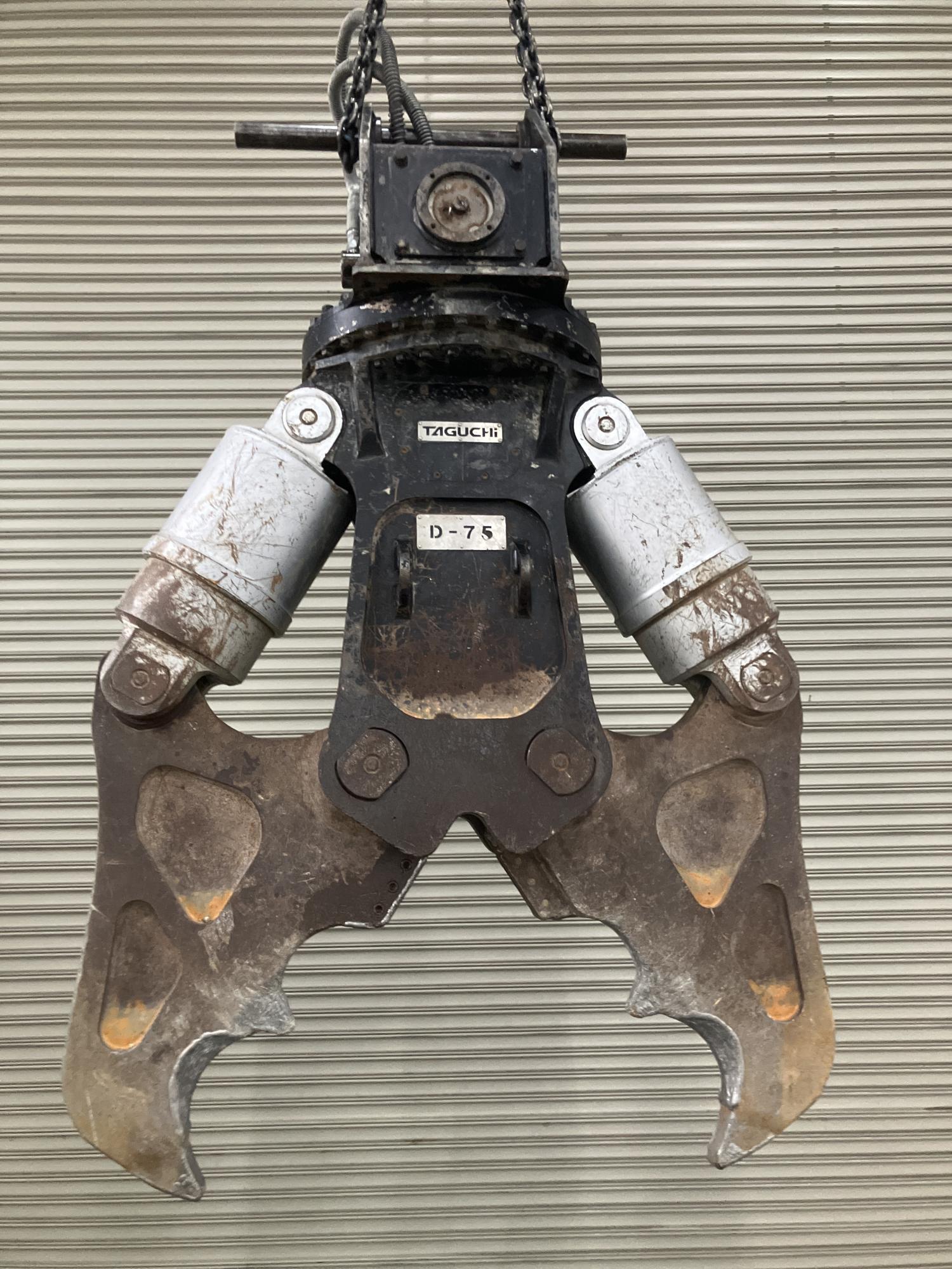 タグチ認定中古 ツインシリンダ　D大割機　自動・油圧旋回式　6～8ton　D-75AS