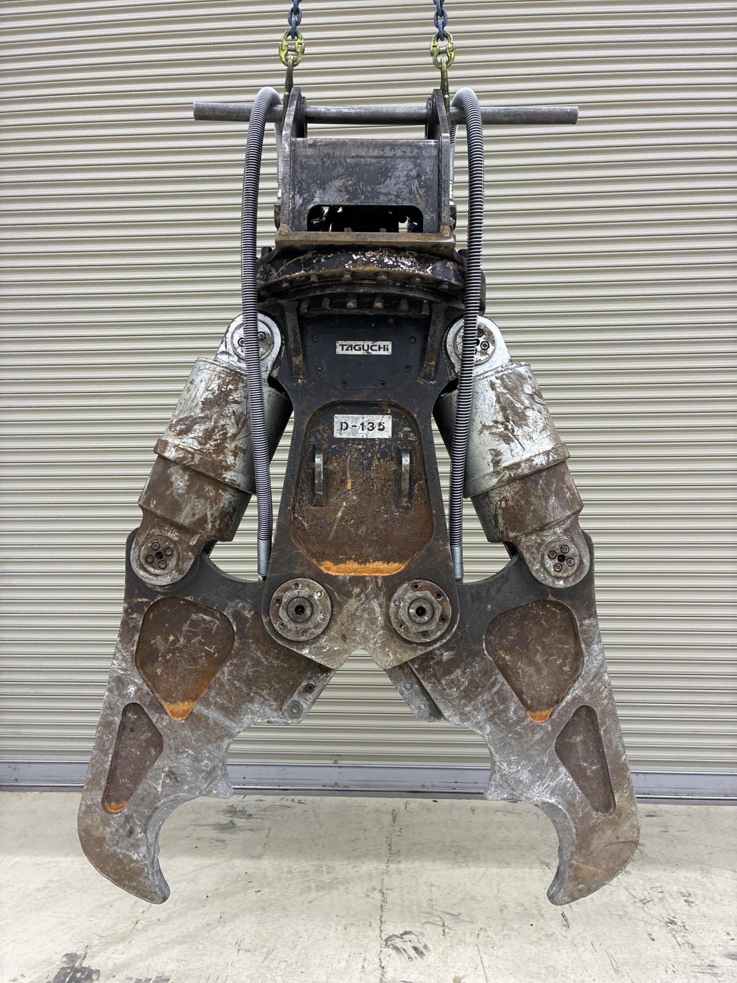 タグチ認定中古 ツインシリンダ　D大割機　自動・油圧旋回式　10～14ton　D-135AS