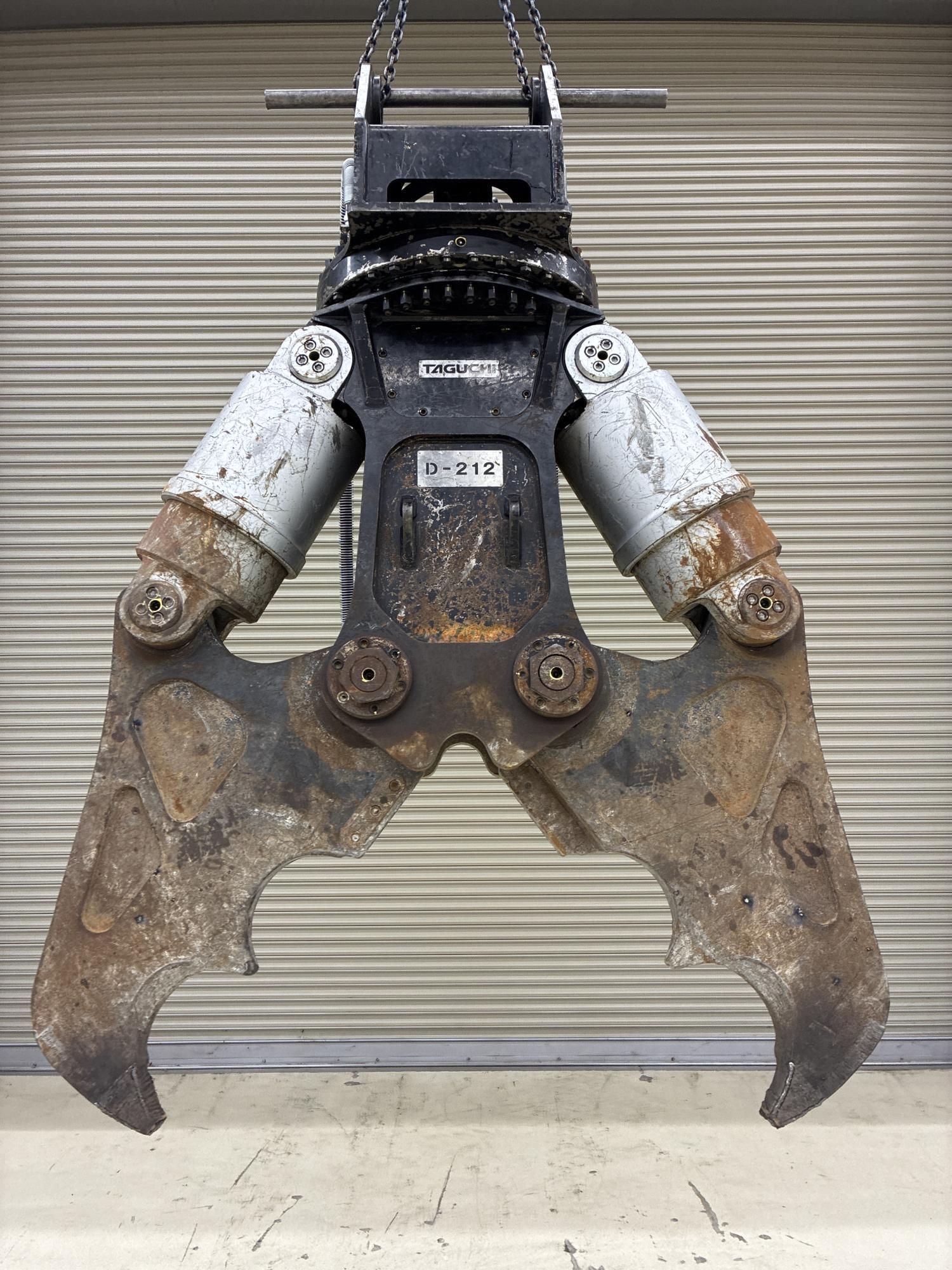 タグチ認定中古 ツインシリンダ　D大割機　自動・油圧旋回式　20～22ton　D-212AS