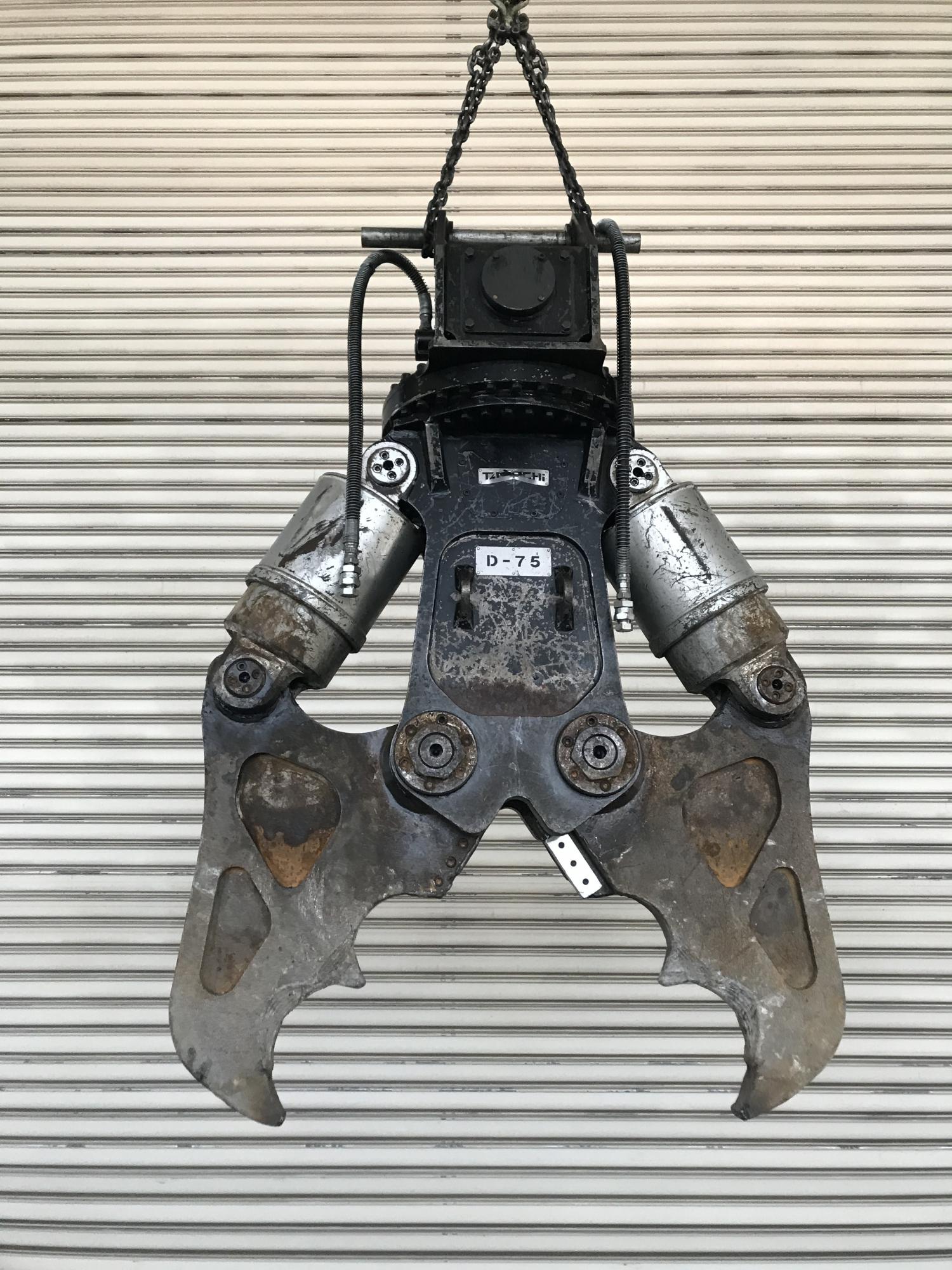 タグチ認定中古 ツインシリンダ　D大割機　自動・油圧旋回式　6～8ton　D-75AS