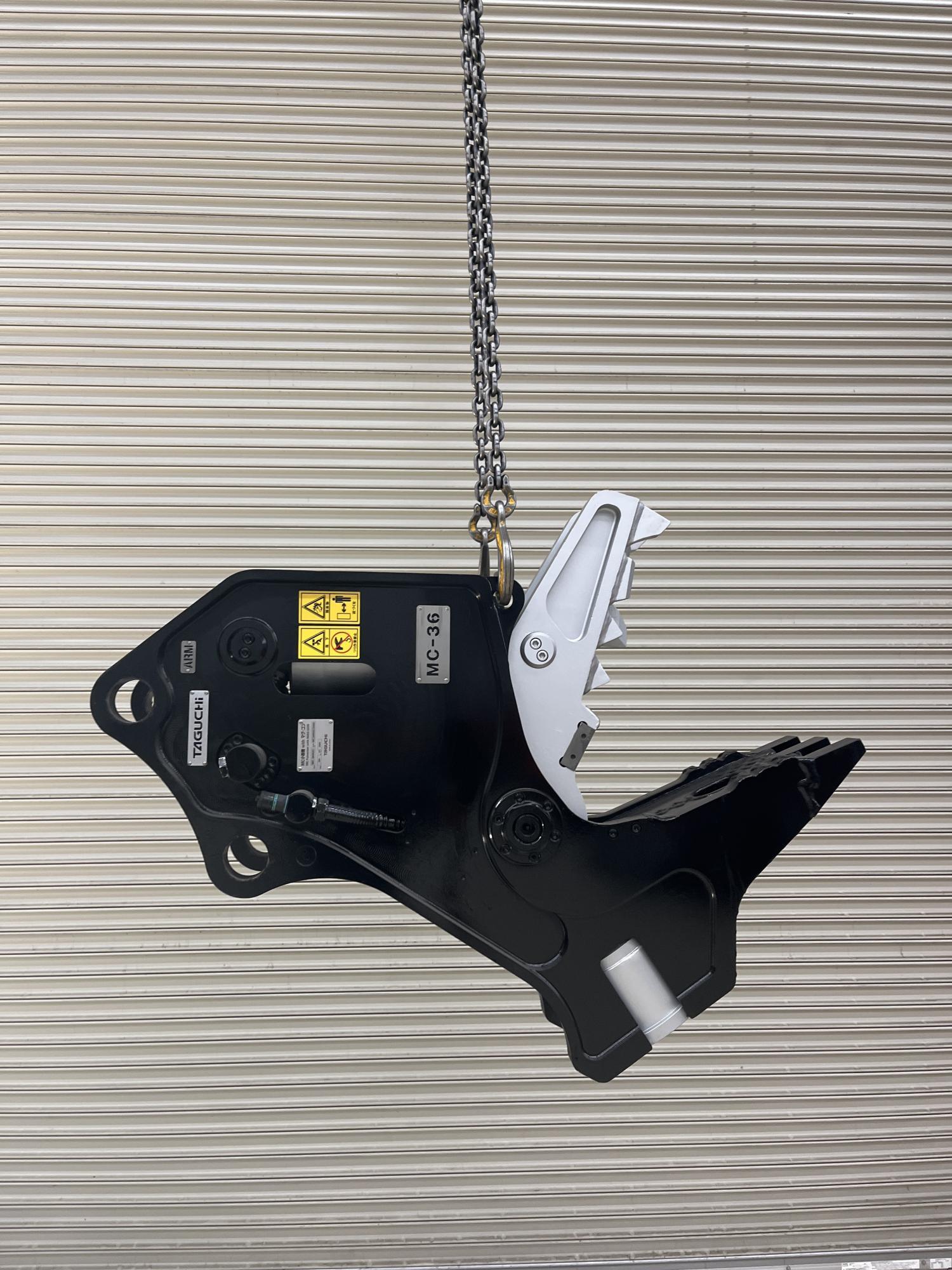 タグチ認定中古 バッテリー式電磁石付　MC小割機　with　マグ・ゴン　3～5ton　MC-36M2C