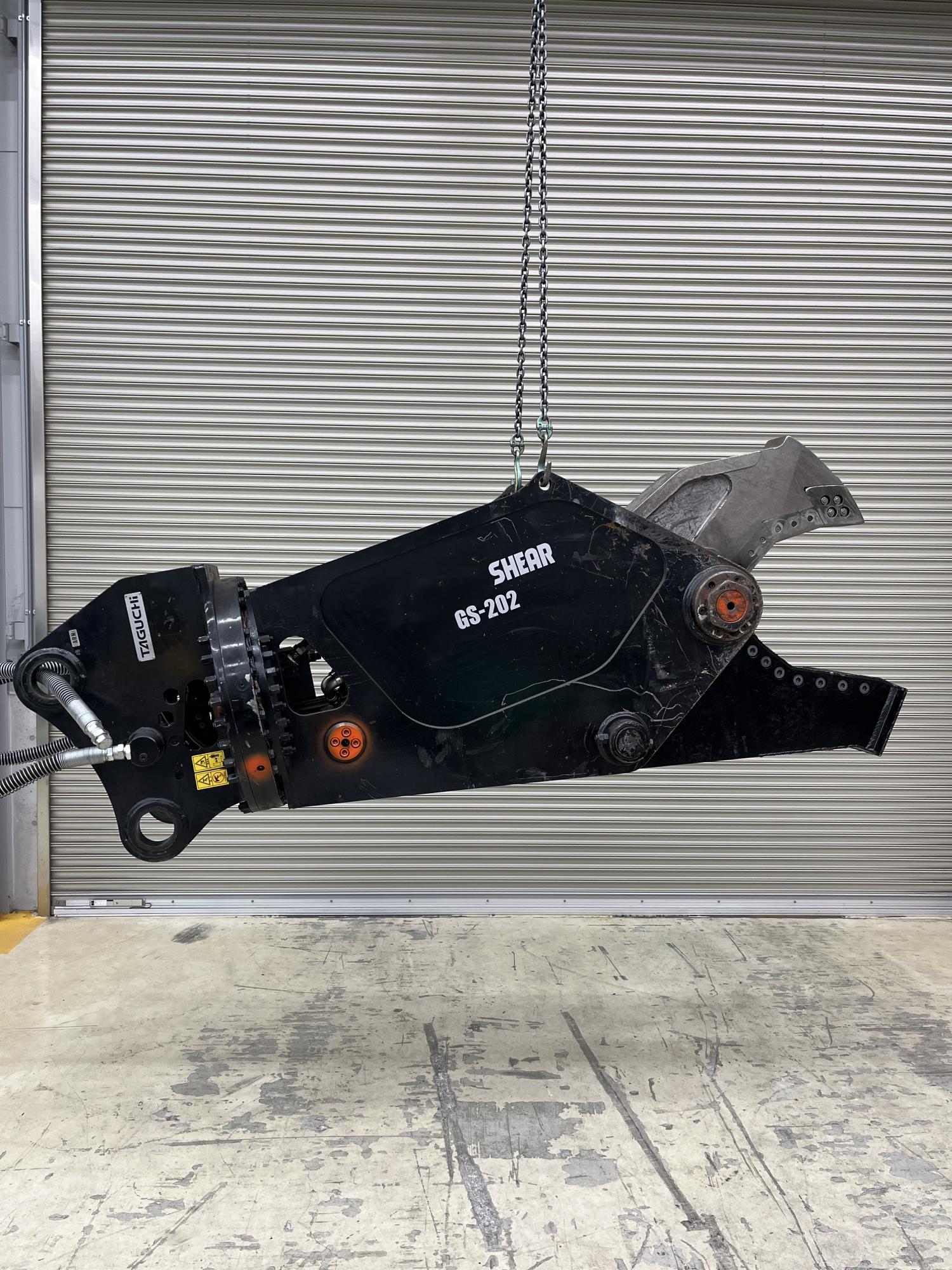 タグチ認定中古 オートマ旋回式　スクラップ切断機　GSシャー　20～22ton　GS-202A