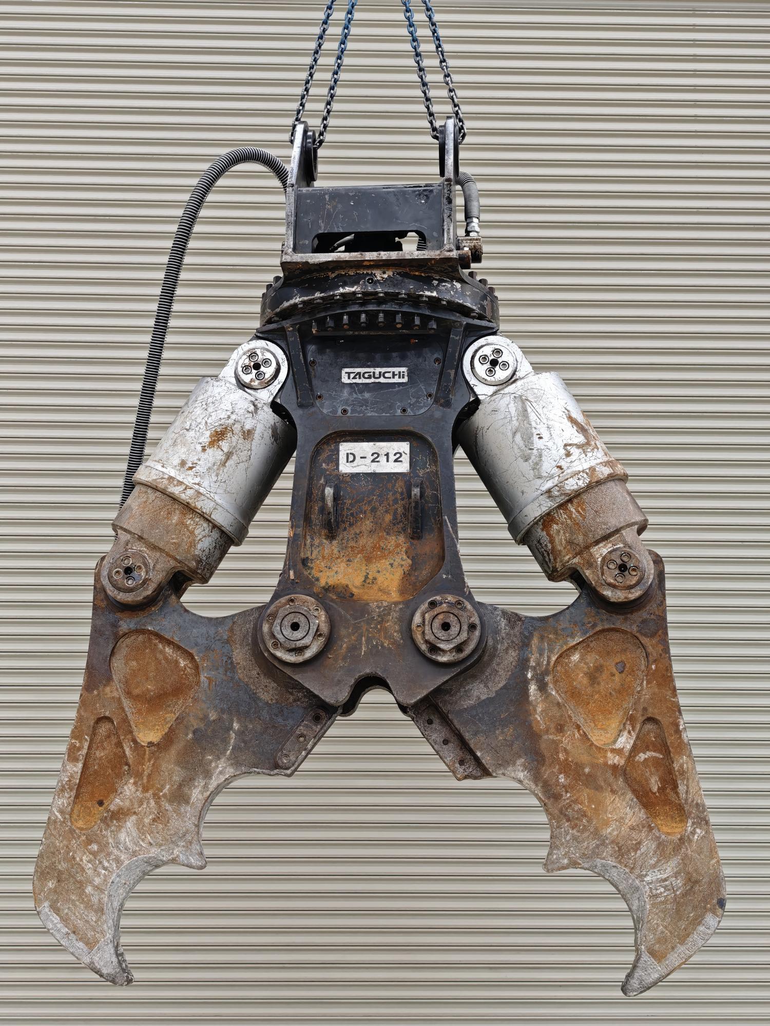 タグチ認定中古 ツインシリンダ　D大割機　自動・油圧旋回式　20～22ton　D-212AS