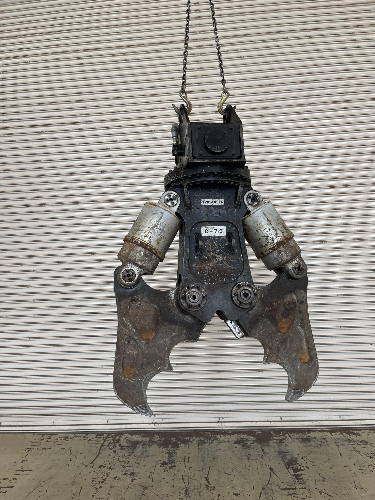 タグチ認定中古 ツインシリンダ　D大割機　自動・油圧旋回式　6～8ton　D-75AS