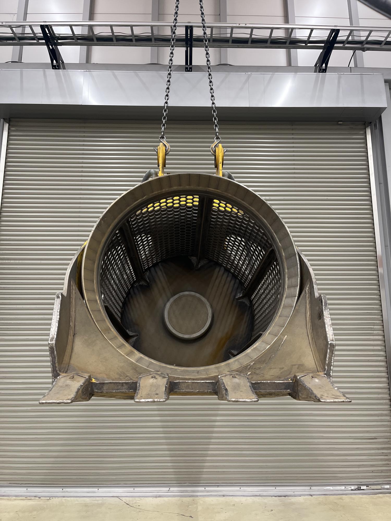 タグチ認定中古 バケット型回転ふるい機　ディディ・リドル　20～22ton　TM-202-HEX40